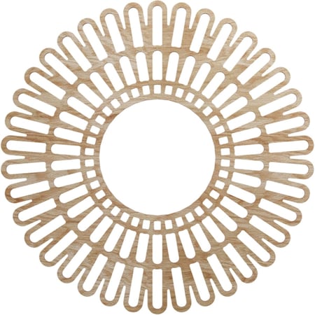 Ekena Millwork Cornelius Wood Fretwork Pierced Ceiling Medallion, Red Oak, 30"OD x 11 1/8"ID x 3/8"T CMWP30X0375CRRO